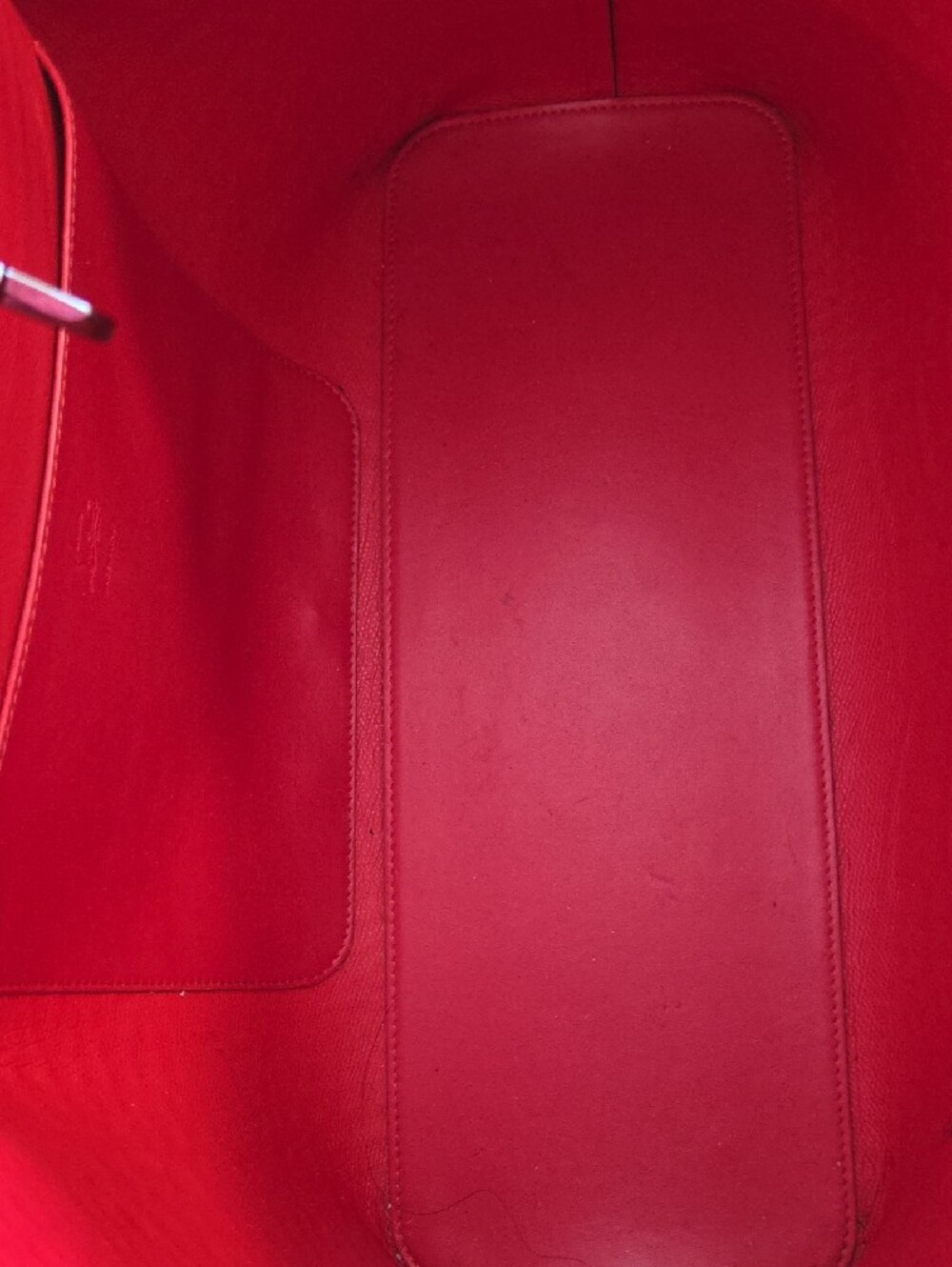 Christian Louboutin Cabarock Crocodile Embossed Tote with Red Lining - Picture 10 of 12